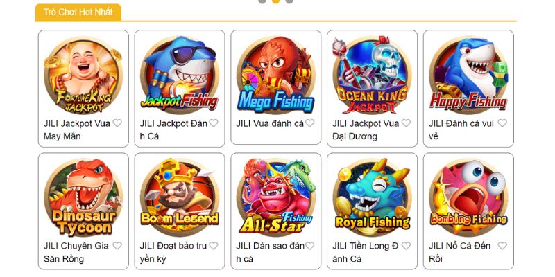 nhà cung cấp game bắn cá hàng đầu